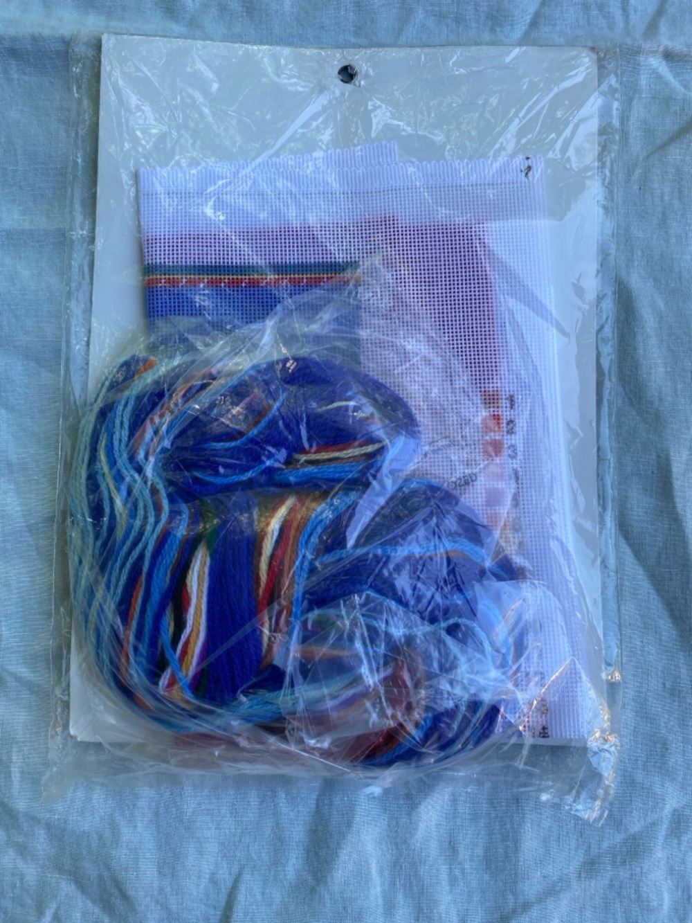 NWT Vintage Bucilla 60708 To All A Good Night 18" needlepoint stocking kit - Picture 6 of 6
